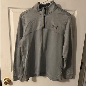 Under Armour Men's Zip-Up Sweater in Gray